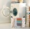 Rectangle Storage Basket,Gift Basket Empty with Handles for Kids,Cute Organizer Toy Bin,Room Decor(Big Baseball)